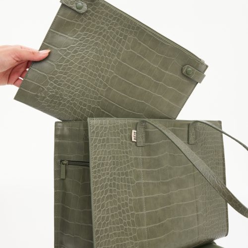 BEIS124638 WorkTote Olive Details 0393 V1