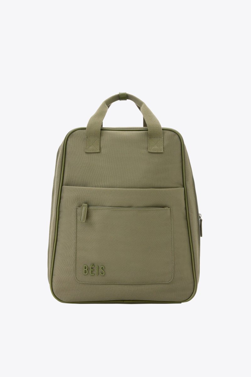 BEIS124685 Theexpandablebackpack Olive product front 0495 V1