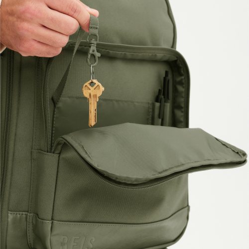 BEIS219156 Backpack Olive Details 0057