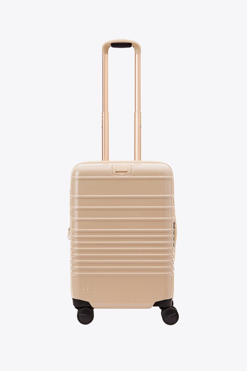 BEIS224534 GlossyCarryOnRoller Beige Product Front 0164 V1