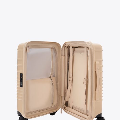 BEIS224534 GlossyCarryOnRoller Beige Product Interior 0207 V1