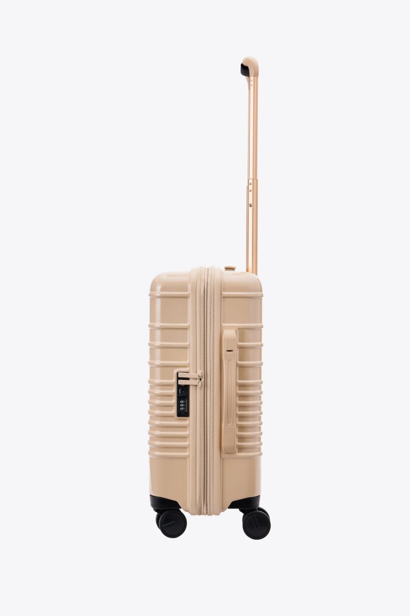 BEIS224534 GlossyCarryOnRoller Beige Product Side 0169 V1