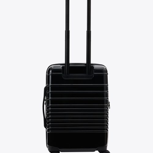 BEIS224537 GlossyCarryOnRoller Black Product Back 0141