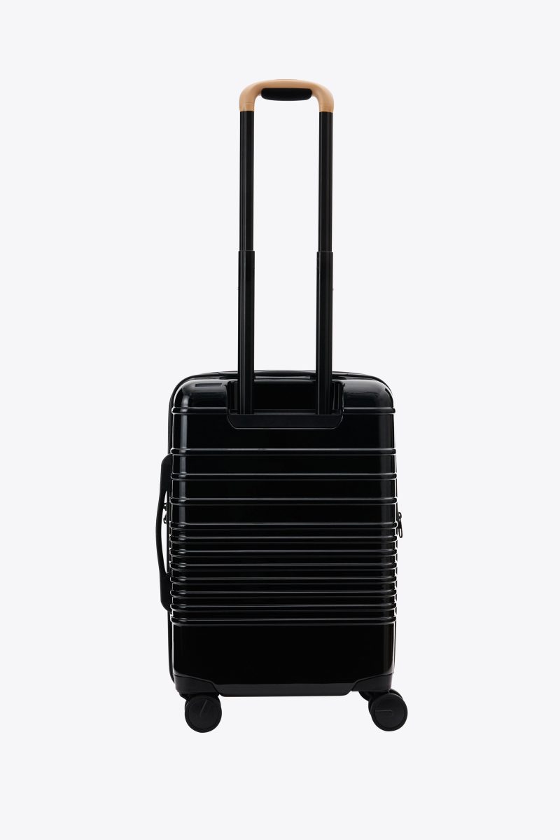 BEIS224537 GlossyCarryOnRoller Black Product Back 0141