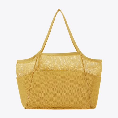 BEIS224575 StripedBeachBag Honey Product Front 0326 V1