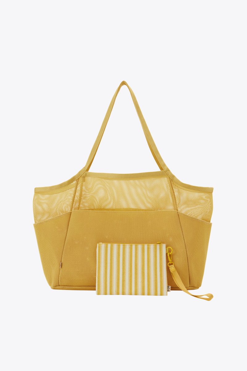 BEIS224575 StripedBeachBag Honey Product Front 0328 V2