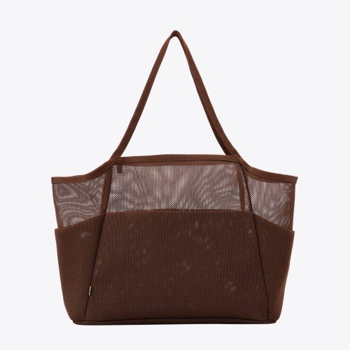 BEIS224576 StripedBeachBag Brown Product Back 0309 V1