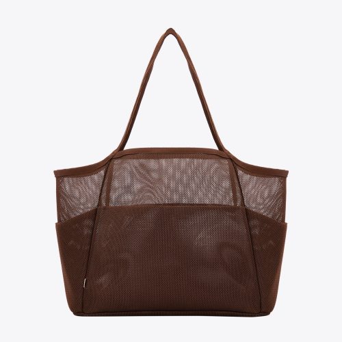 BEIS224576 StripedBeachBag Brown Product Front 0297 V1