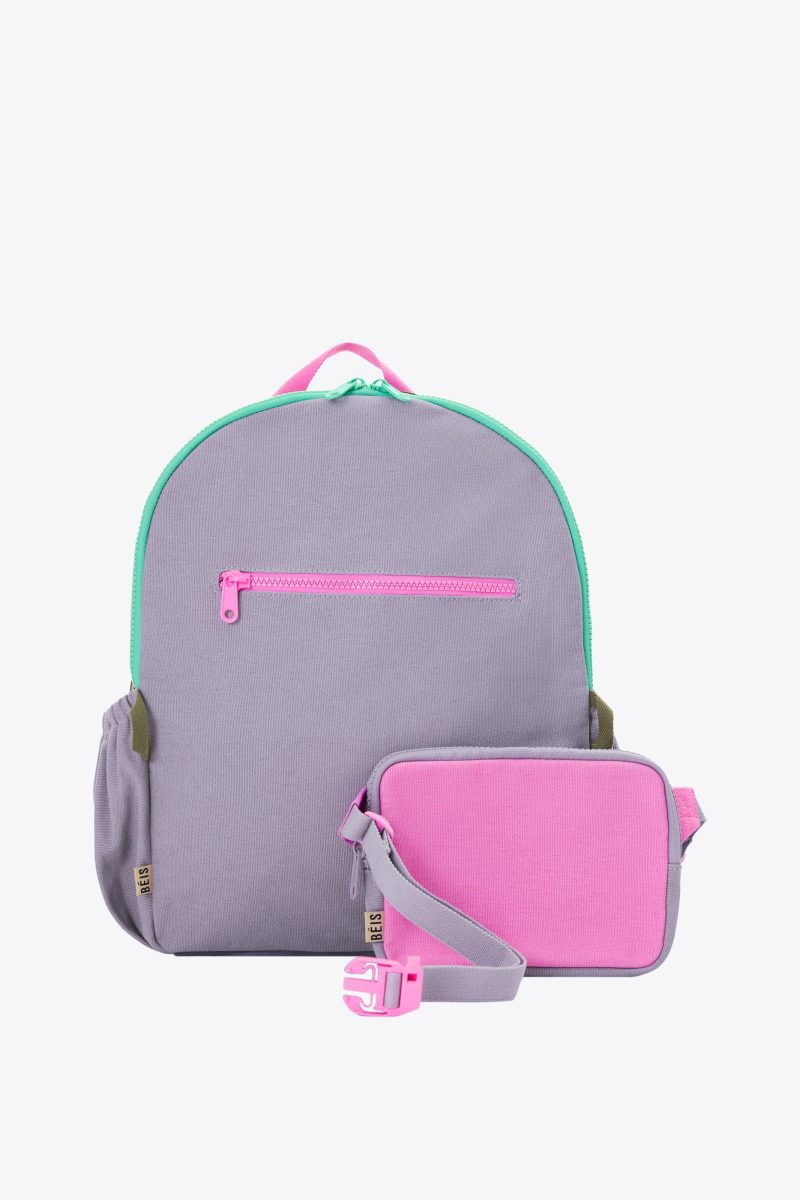 BEIS324555 TheKidsBackpackandBeltPouch Lavendar product front 2409 V3 666e095e 0753 4cb6 aa0b 112f68f8b0bf