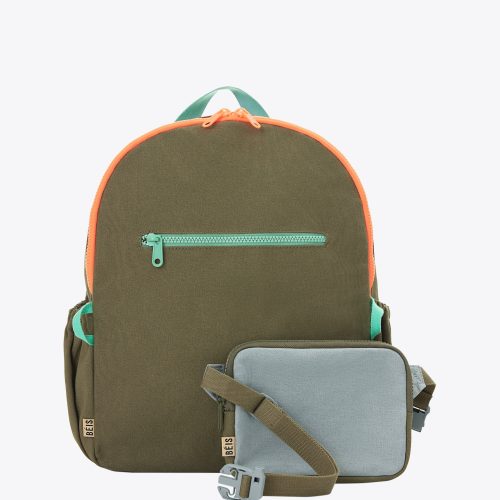 BEIS324556 TheKidsBackpackandBeltPouch Olive product front 2416 V3 2fe4b210 a121 4ee5 9a49 1dadec53f7f1