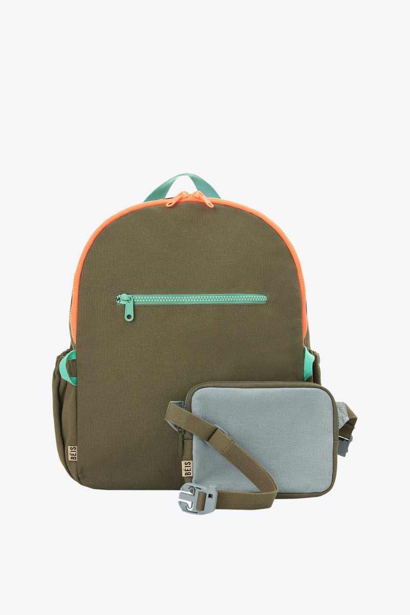 BEIS324556 TheKidsBackpackandBeltPouch Olive product front 2416 V3 2fe4b210 a121 4ee5 9a49 1dadec53f7f1