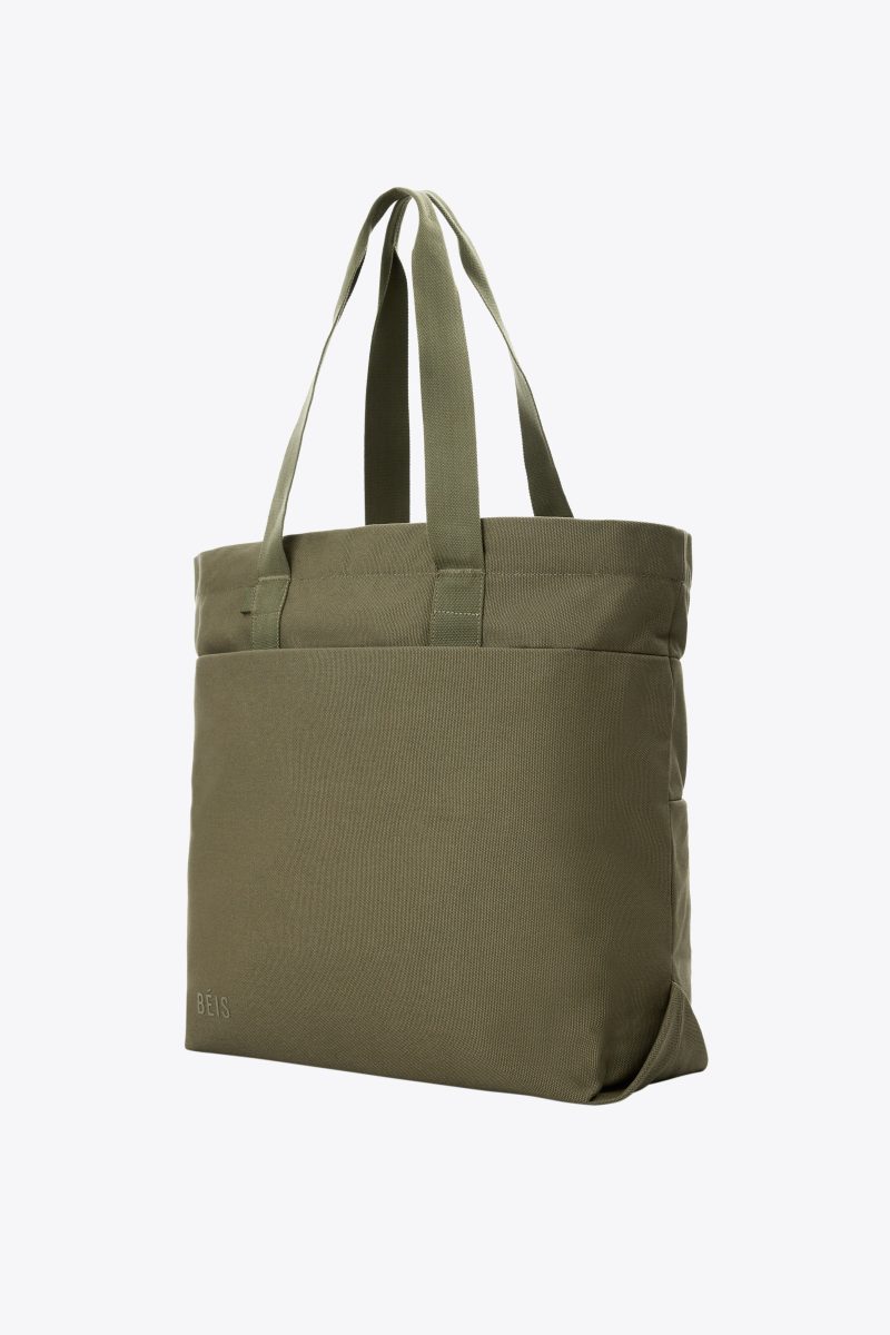 BEIS324601 TheUtilityTote Olive product side 2110 V2