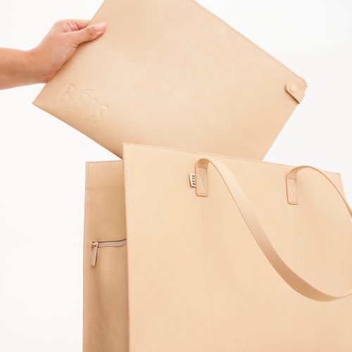 BEIS324648 LARGEWorkTote Beige Details 1443