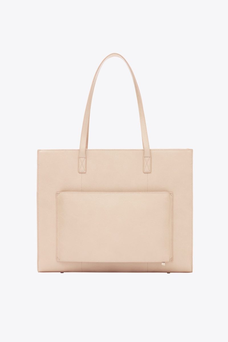 BEIS324648 LARGEWorkTote Beige Product Back 1899 V1