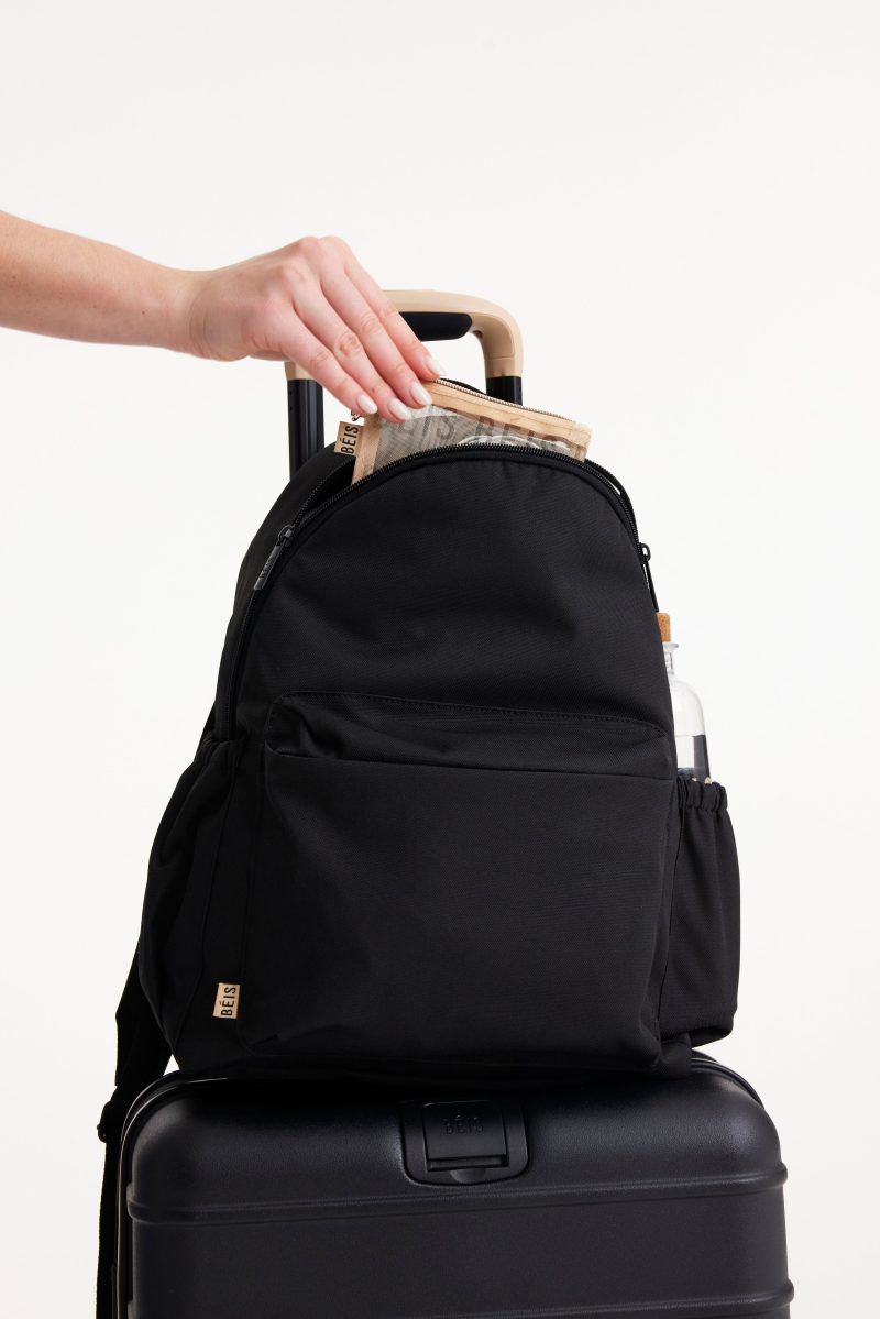 Beis Detail Backpack Black 1064