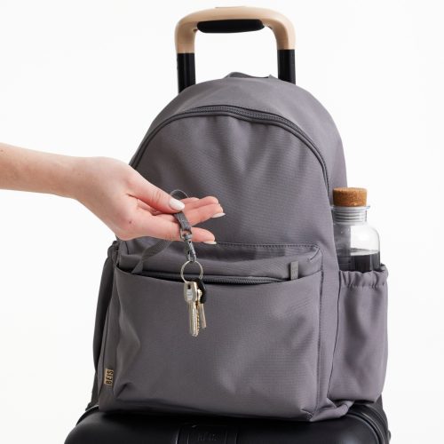 Beis Detail Backpack Grey 0311