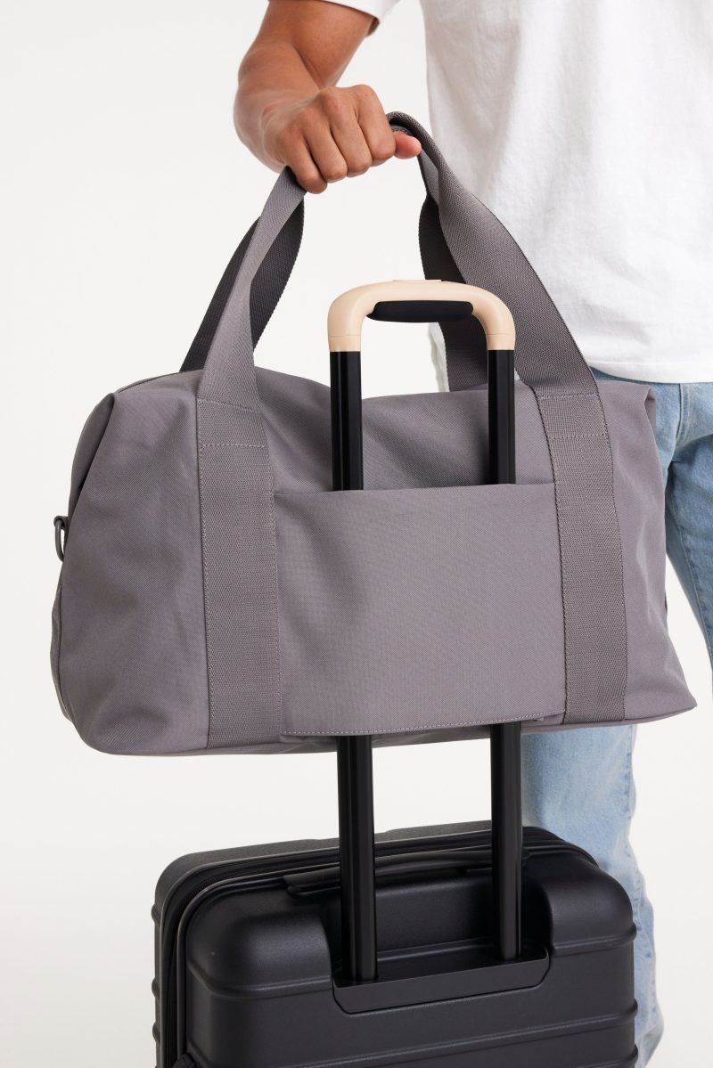 Beis Detail Duffle Grey 0548