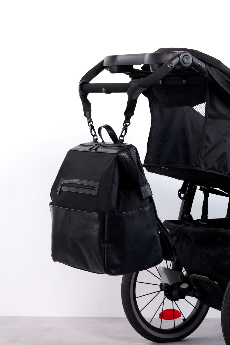 Beis DiaperBackpack Black Detail0030