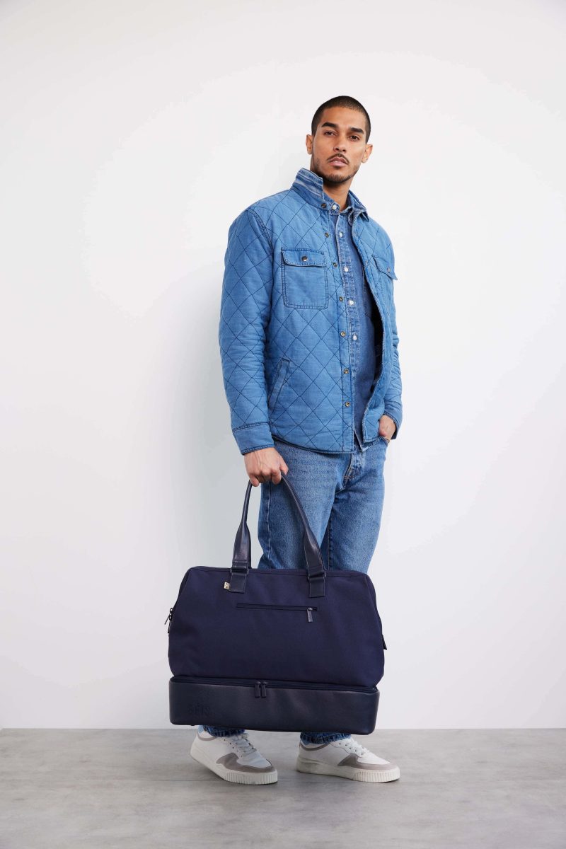 Beis Ecom Weekender Navy Model 0268