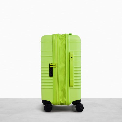 CarryOn Green Luggage Expanded 4016