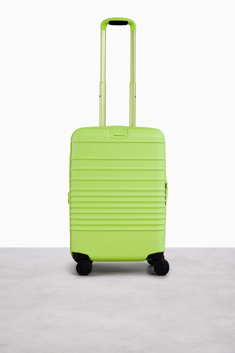 CarryOn Green Luggage Front 4011