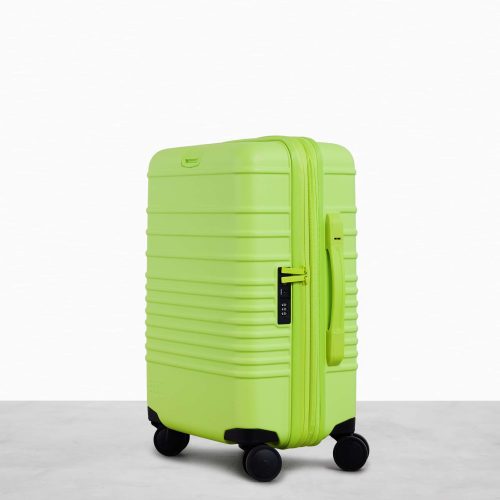 CarryOn Green Luggage Side 4013