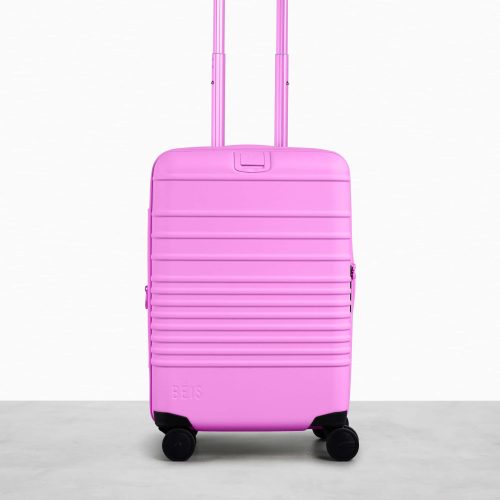 CarryOn Lavender Luggage Front 4019