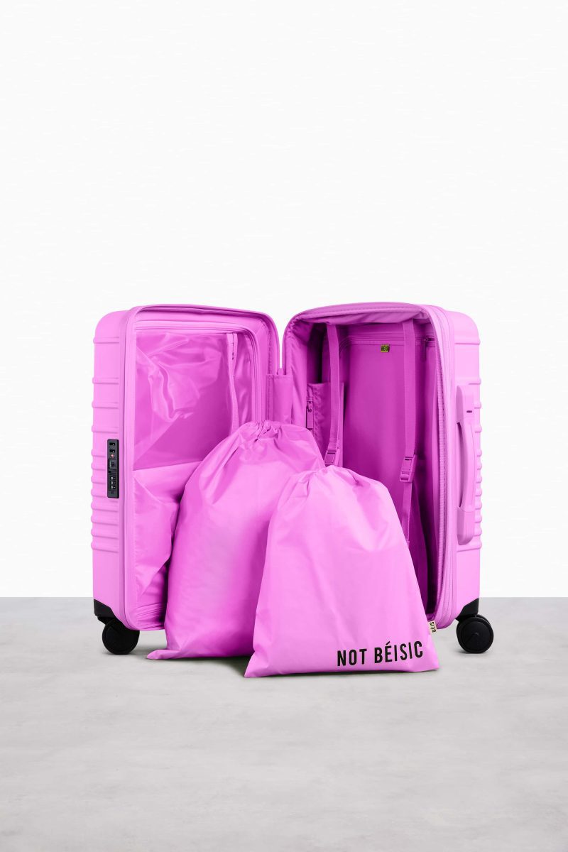 CarryOn Lavender Luggage Interior 4026