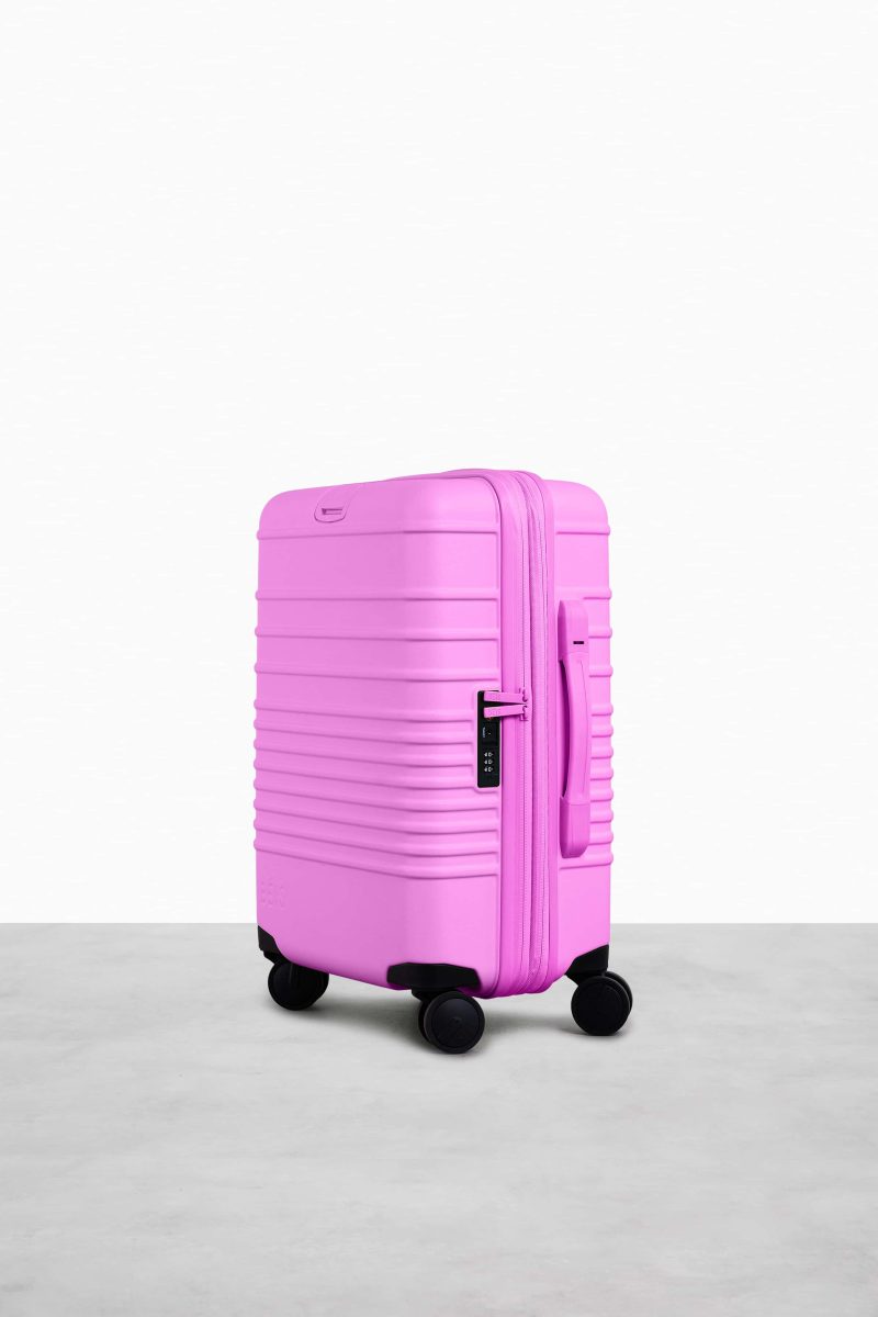 CarryOn Lavender Luggage Side 4021