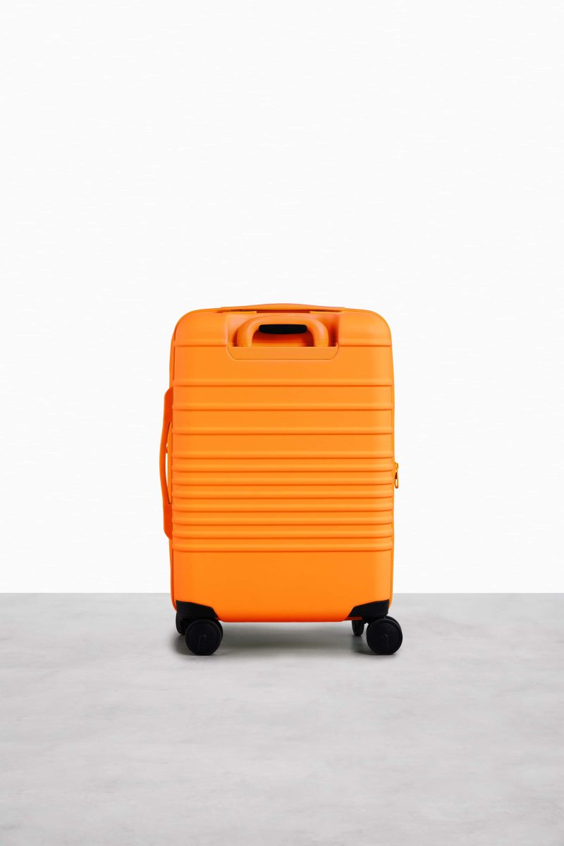 CarryOn Orange Luggage Back 3986