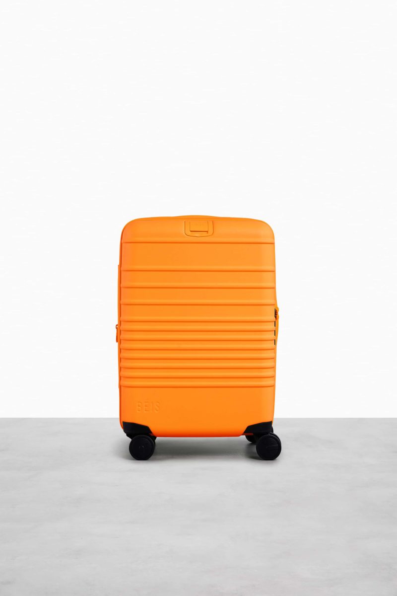 CarryOn Orange Luggage Front 3980