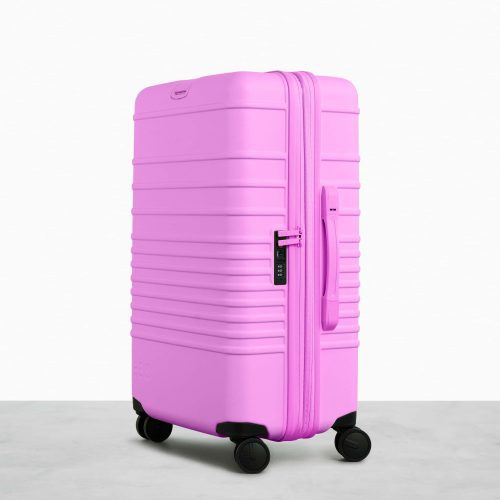 CheckIn26 Lavender Luggage Side 4030