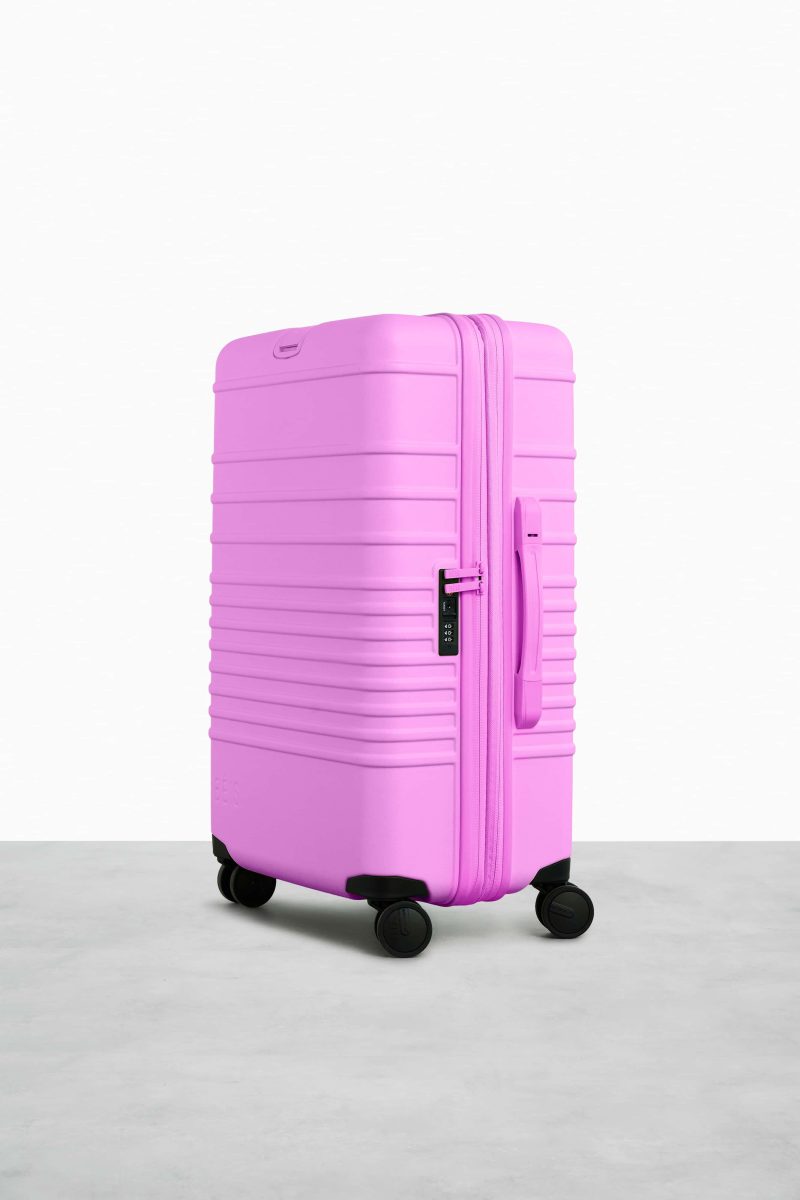 CheckIn26 Lavender Luggage Side 4030