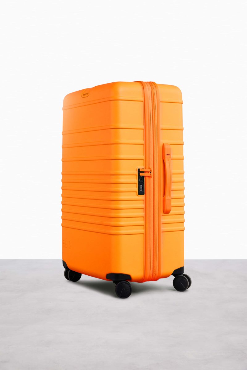 CheckIn29 Orange Luggage Side 3965