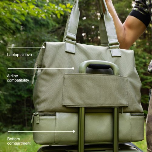 mini weekender olive