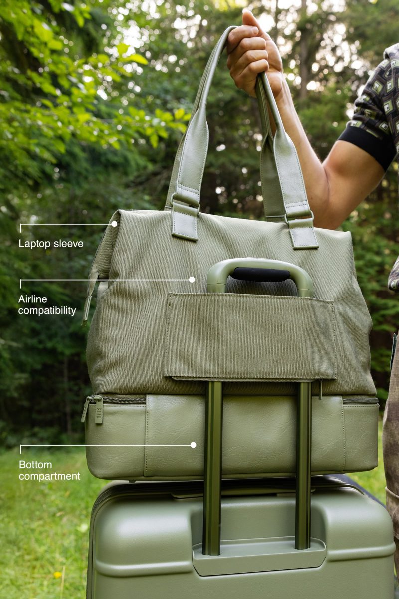 mini weekender olive